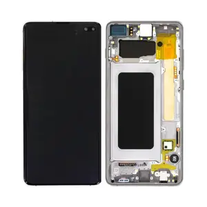Écran Tactile Soft Oled avec Châssis Samsung Galaxy S10 Plus G975 Noir