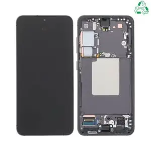 Écran Tactile Original Refurb avec Châssis (PIEC) Samsung Galaxy S24 5G S921 (Version US) Noir