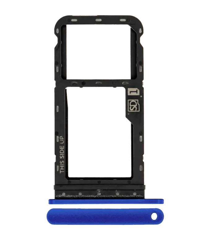 Tiroir SIM pour Motorola Moto G Power (XT2117 / 2021) (origine, Glowing Blue)