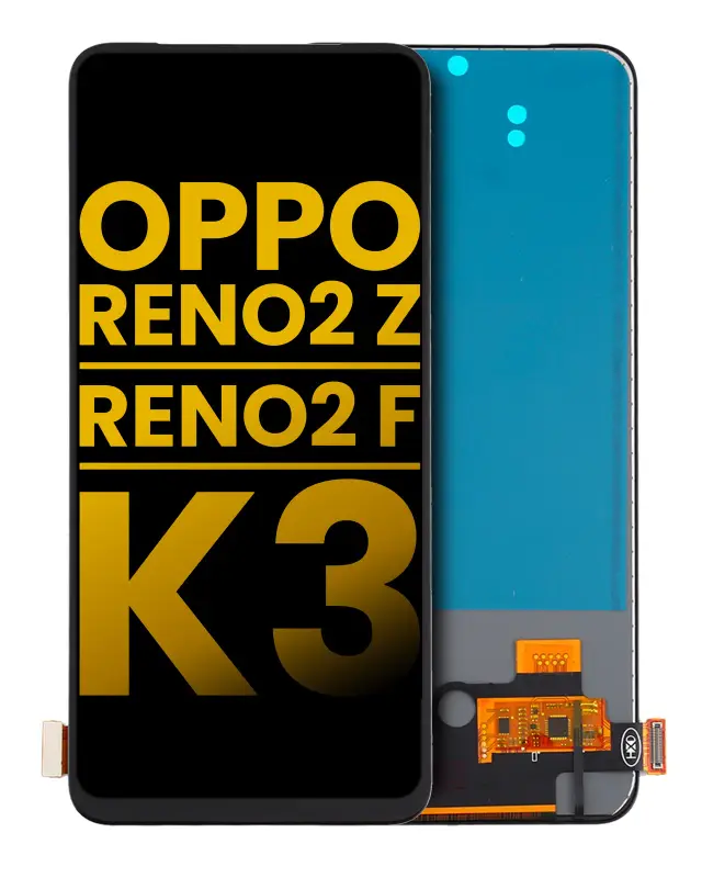 Écran OLED sans châssis pour OPPO Reno2 Z / Reno2 F / K3 (reconditionné, toutes couleurs)
