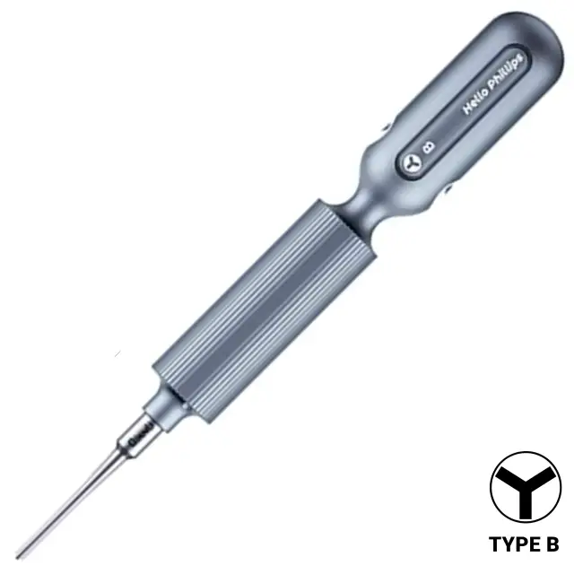 Tournevis de précision Qianli Henry Phillips Tri-Wing Y 0,6 mm à prise tactile (type B)