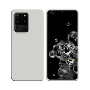 Coque Silicone Compatible pour Samsung Galaxy S20 Ultra G988 (#9) Blanc