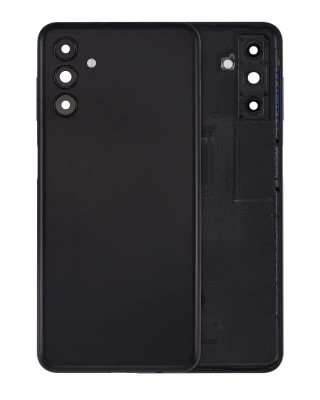 Vitre arrière pour Samsung Galaxy A13 5G (A136 / 2021) (pack service origine, noir)