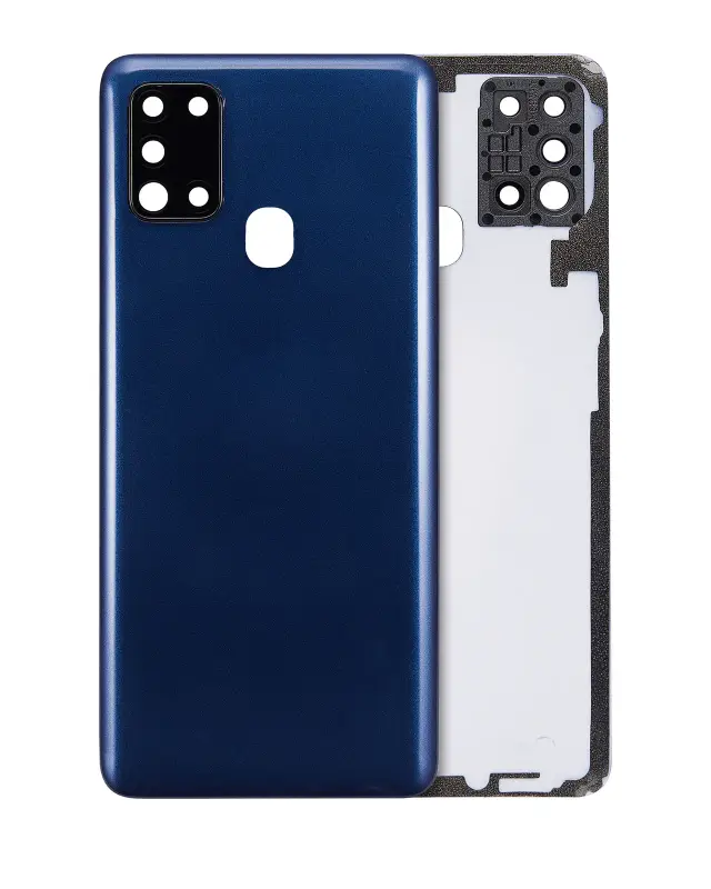 Vitre arrière pour Samsung Galaxy A21S (A217 / 2020) (compatible premium, bleu)