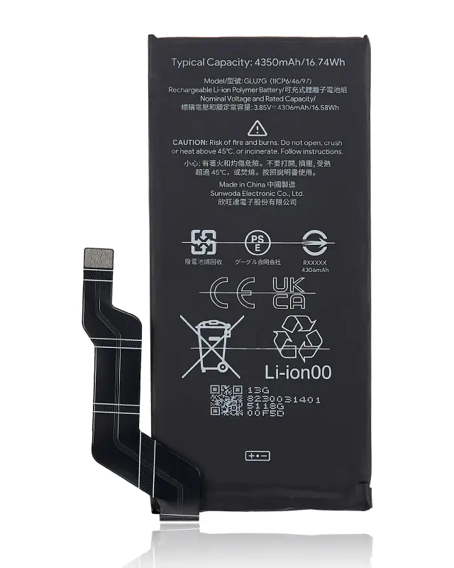 Batterie pour Google Pixel 6A (GLU7G) (origine)