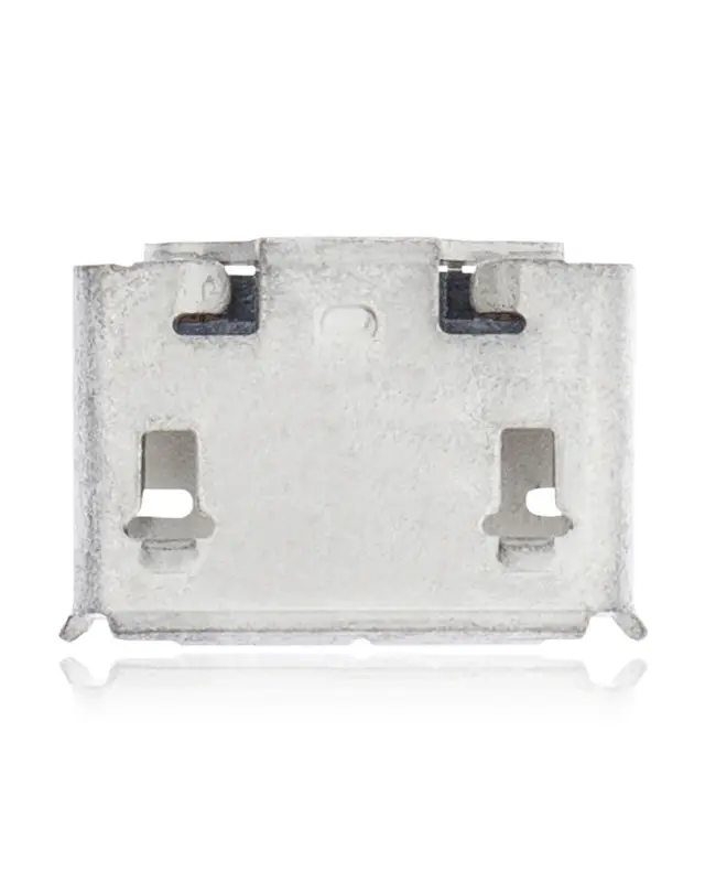Connecteur de charge à souder — format Micro B, 5 broches, 4 points de fixation (C164)