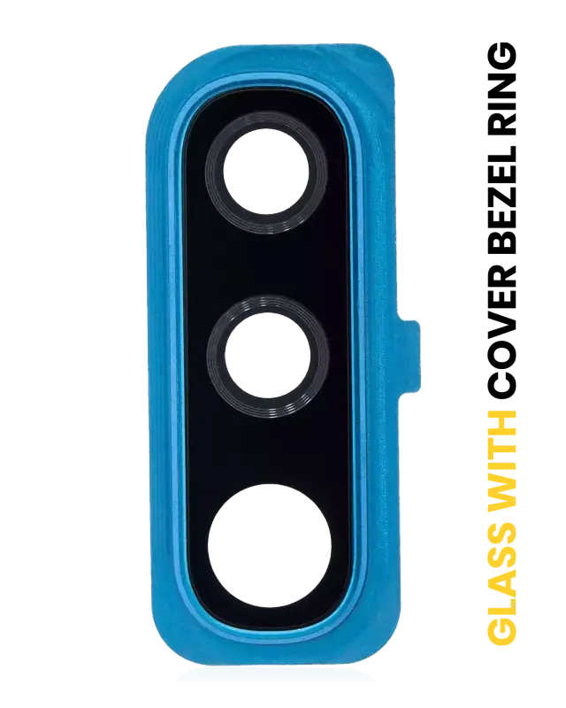 Vitre de caméra arrière pour Samsung Galaxy A50 (A505 / 2019) (bleu)