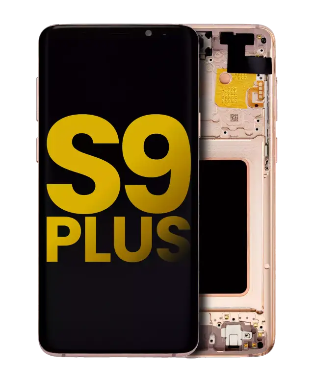 Écran OLED avec châssis pour Samsung Galaxy S9 Plus (reconditionné, Sunrise Gold)