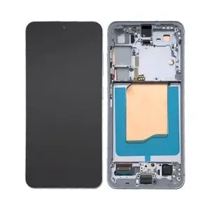 Écran Tactile Soft Oled avec Châssis Samsung Galaxy S25 S931 Bleu Clair
