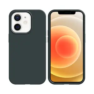 Coque Silicone Compatible pour Apple iPhone 12 Mini (#18) Noir