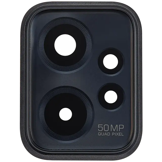 Lentille de caméra arrière avec support et anneau pour Motorola Moto G Power 5G (XT2311 / 2023) (premium, Concrete Gray)