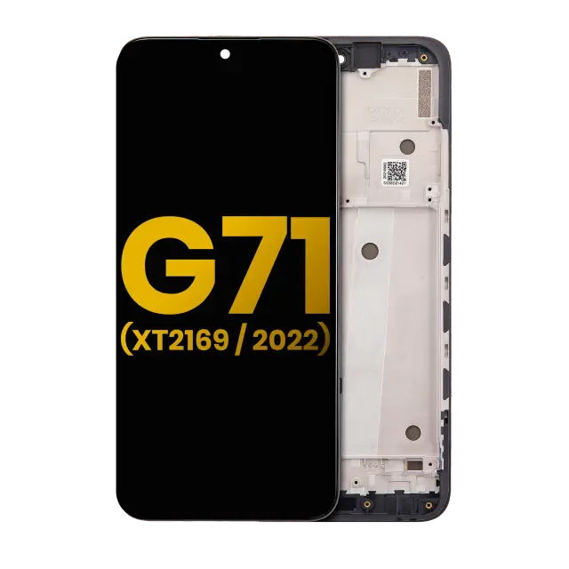 Écran OLED avec châssis pour Motorola Moto G71 5G (XT2169 / 2022) (reconditionné, toutes couleurs)