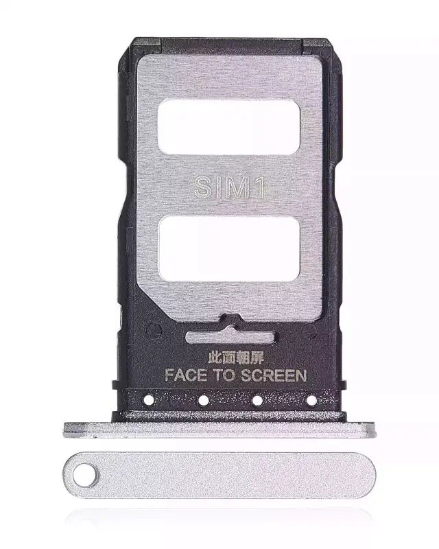 Tiroir SIM pour Xiaomi Redmi Note 13 Pro Plus 5G (blanc)