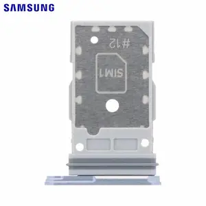 Tiroir SIM Original Samsung Galaxy S24 5G S921/Galaxy S24 Plus 5G S926 GH98-48906F Bleu