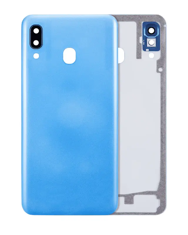 Vitre arrière pour Samsung Galaxy A30 (A305 / 2019) (compatible premium, bleu)