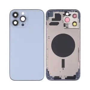 Coque de Réparation Apple iPhone 13 Pro Max (Without Parts) Bleu Alpin