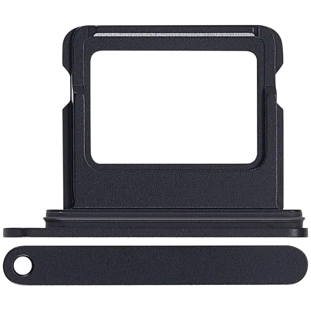 Tiroir SIM pour Apple iPhone 17 (noir) — réf. 107182113863