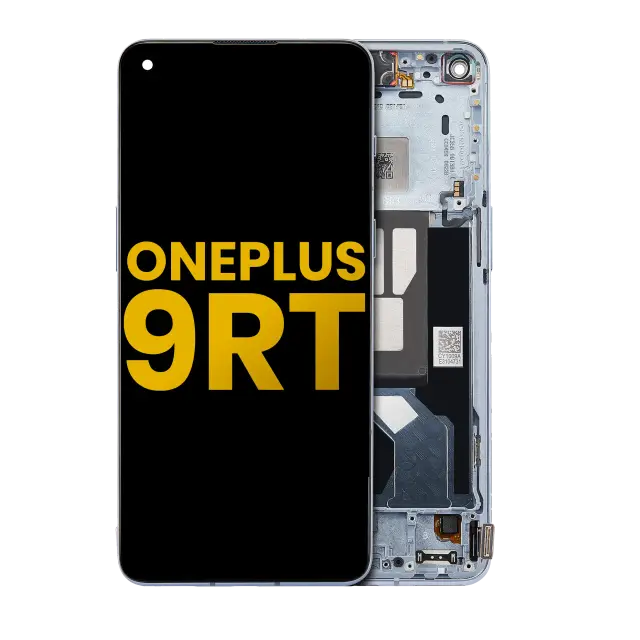 Écran OLED avec châssis pour OnePlus 9RT 5G (reconditionné, Nano Silver)
