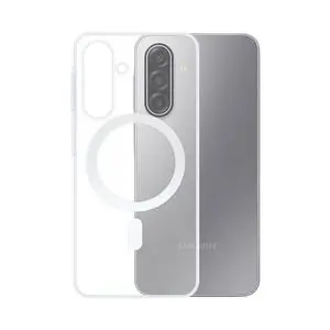 Coque Silicone MagSafe Compatible pour Samsung Galaxy A17 5G A176 Transparent