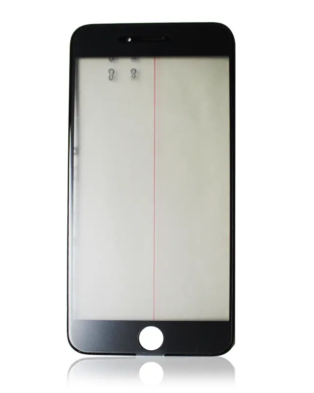 Vitre avec cadre, OCA et polariseur préinstallés pour Apple iPhone 6 Plus (noir)