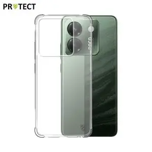 Coque Silicone Renforcée PROTECT pour Xiaomi Poco M7 Pro 5G Transparent