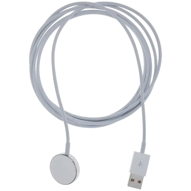 Chargeur magnétique USB-A pour Apple Watch, toutes séries (1,8 m, origine neuve, en vrac)