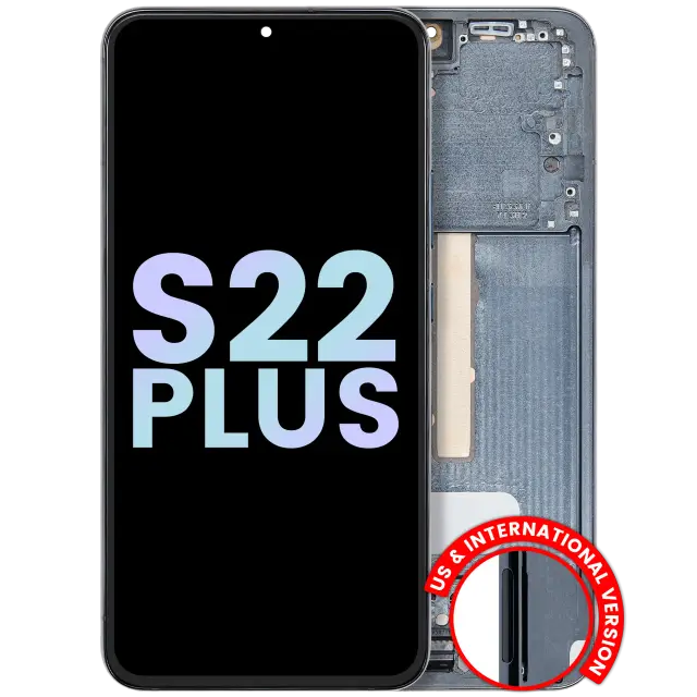 Écran OLED avec châssis pour Samsung Galaxy S22 Plus 5G (pack service origine, vert)