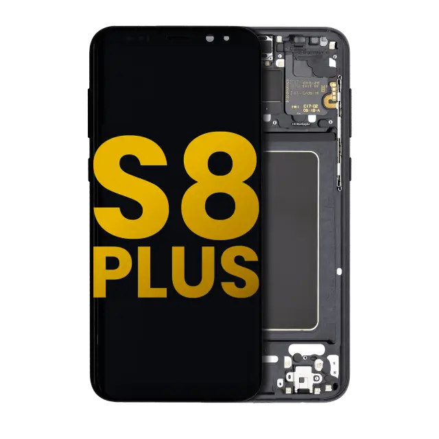Écran OLED avec châssis pour Samsung Galaxy S8 Plus (reconditionné, noir minuit)