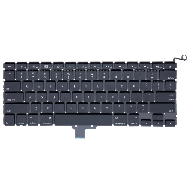 Clavier rétroéclairé avec vis (anglais US) pour Apple MacBook 13" A1278 (2008)