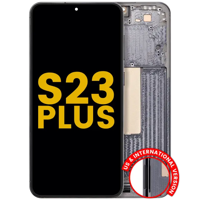 Écran OLED avec châssis pour Samsung Galaxy S23 Plus 5G (version US & internationale, reconditionné, vert)