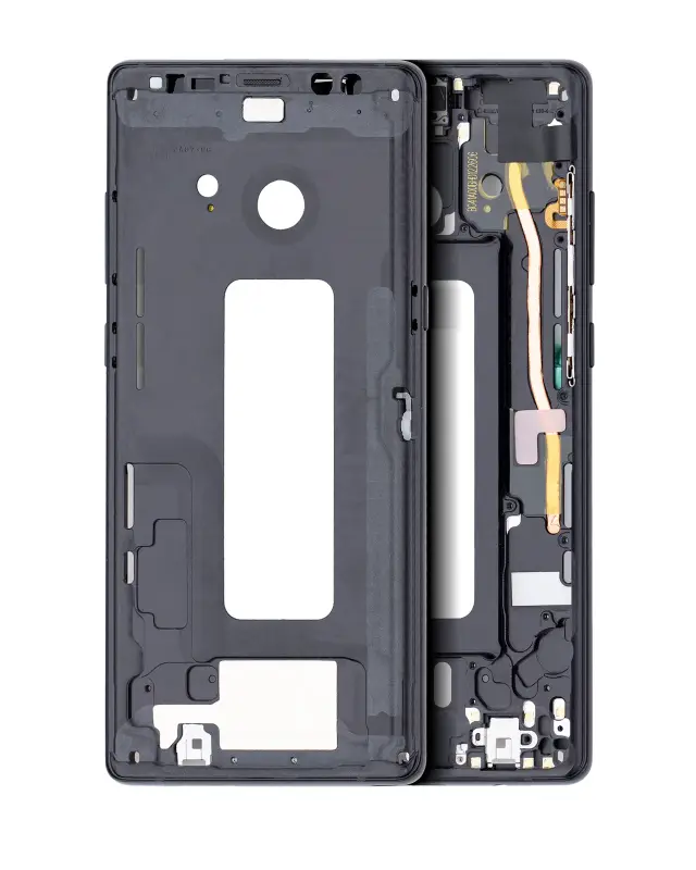 Châssis pour Samsung Galaxy Note 8 (avec petits composants, noir minuit)