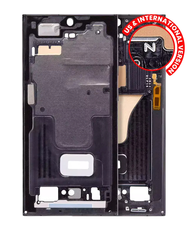 Châssis pour Samsung Galaxy S23 Ultra 5G (version US & internationale, graphite)