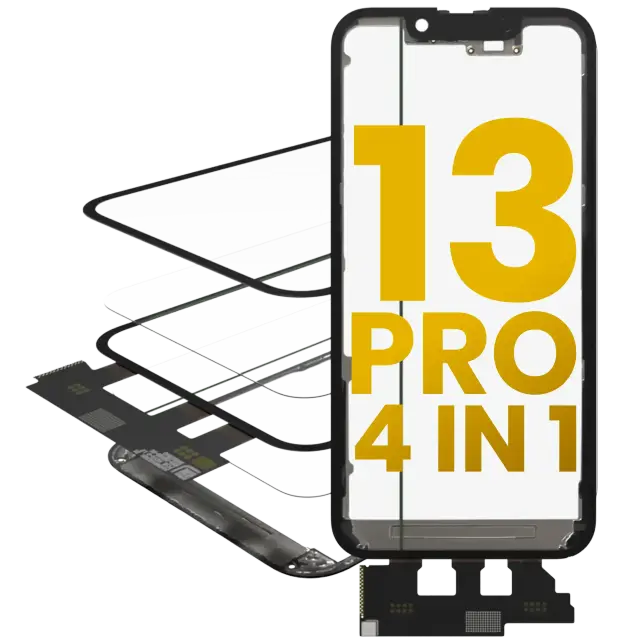 Vitre d’écran avec OCA pour Apple iPhone 13 Pro (OCA Master)