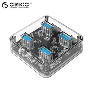 Hub Orico 4 Ports MH4U-U3 (USB-A) Transparent