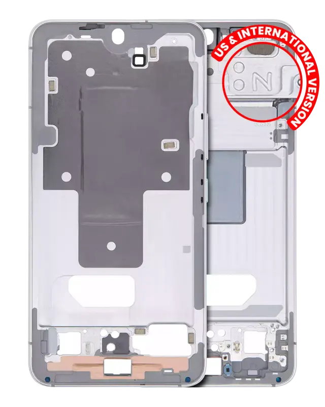 Châssis pour Samsung Galaxy S22 5G (version US & internationale, blanc)