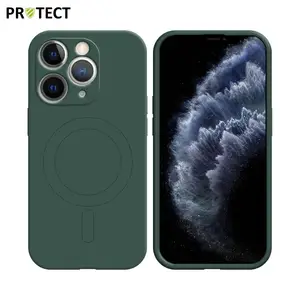 Coque de Protection IZ001 PROTECT pour Apple iPhone 11 Pro Max MagSafe Vert Foncé