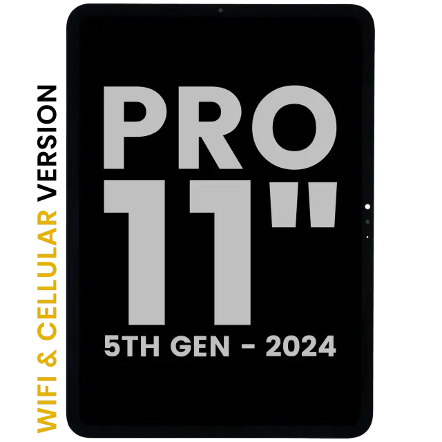 Écran OLED avec vitre tactile pour Apple iPad Pro 11" 5th Gen (2024) (WiFi & Cellular, origine d'occasion, toutes couleurs) — réf. 107182923087