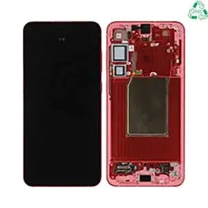 Écran Tactile Original Pulled avec Châssis (PIEC) Samsung Galaxy S25 Plus S936 Corail