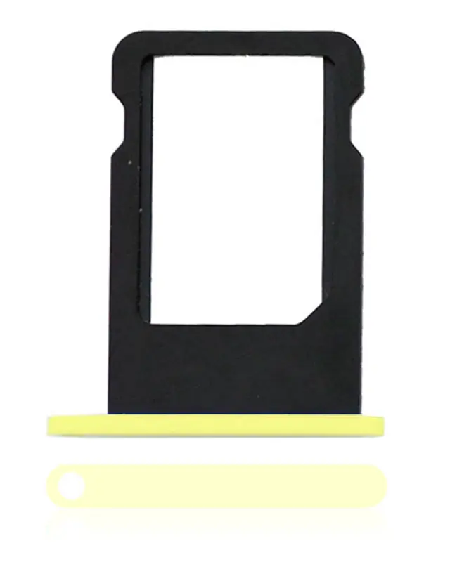 Tiroir SIM pour Apple iPhone 5C (jaune)