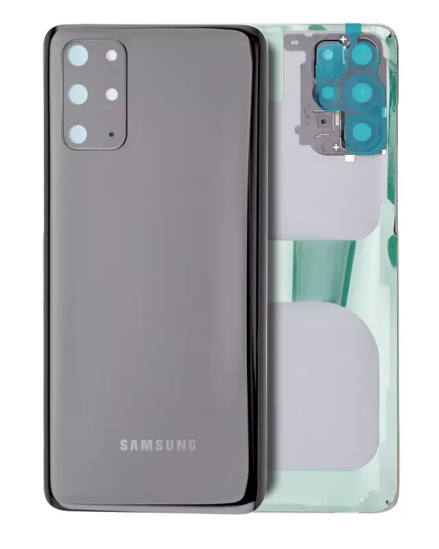 Vitre arrière pour Samsung Galaxy S20 Plus (pack service origine, Cosmic Black)
