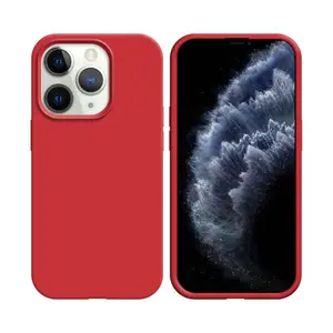 Pack de 10 Coques Silicone Compatible pour Apple iPhone 11 Pro Max Bulk (#14) Rouge