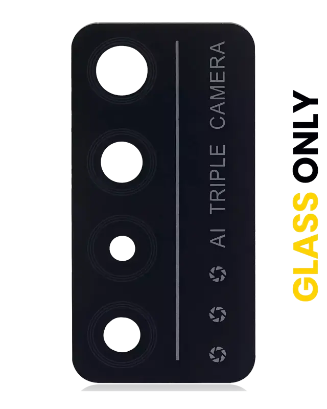 Lentille de caméra arrière avec adhésif pour Revvl T-Mobile Revvl V+ 5G (Nebula Black)