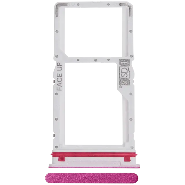 Tiroir SIM pour Motorola Moto G37 Power (XT2625 / 2026) (Fuchsia Red)