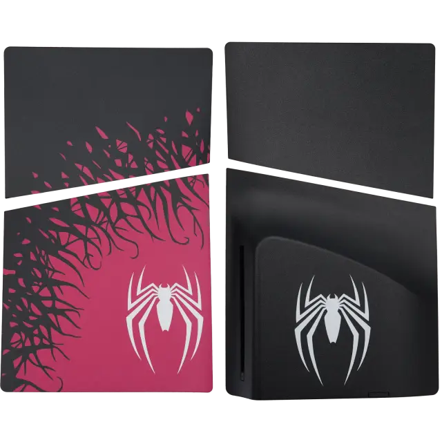Façades haut et bas pour Sony PlayStation 5 Slim avec lecteur — Spider-Man