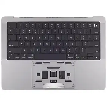 Châssis supérieur avec batterie et clavier ISO danois pour Apple MacBook Pro 14" A2992 (2023) (origine, gris sidéral)