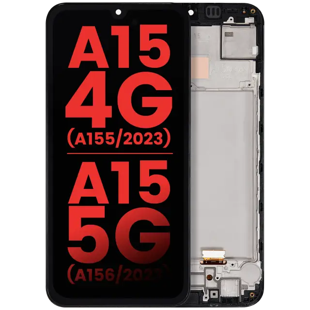Écran pour Samsung Galaxy A15 4G (A155 / 2023) / A15 5G (A156 / 2023) (compatible premium, toutes couleurs)
