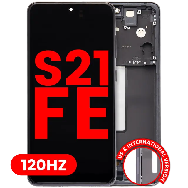 Écran pour Samsung Galaxy S21 FE 5G (US & International Version) (Aftermarket Plus) (120Hz) (graphite)