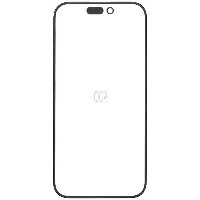 Vitre d’écran avec OCA pour Apple iPhone 15 Pro (lot de 10)