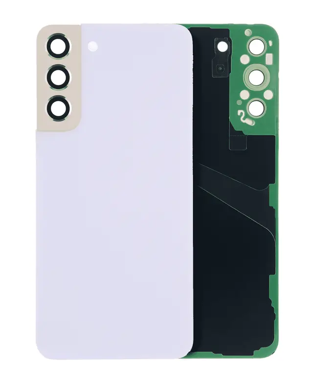 Vitre arrière pour Samsung Galaxy S22 Plus 5G (sans logo, compatible premium, Violet)
