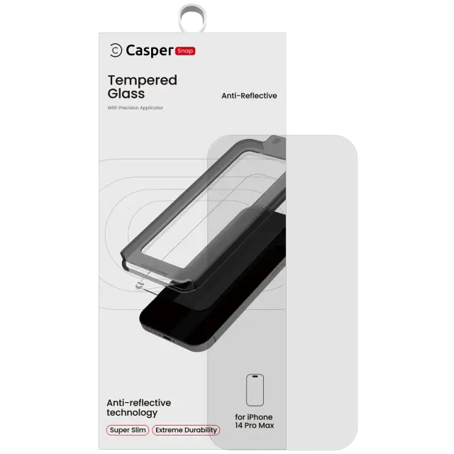 Verre trempé pour Apple iPhone 14 Pro Max (blister, AR Clear)